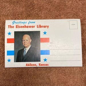 Vintage Eisenhower Library Postcads